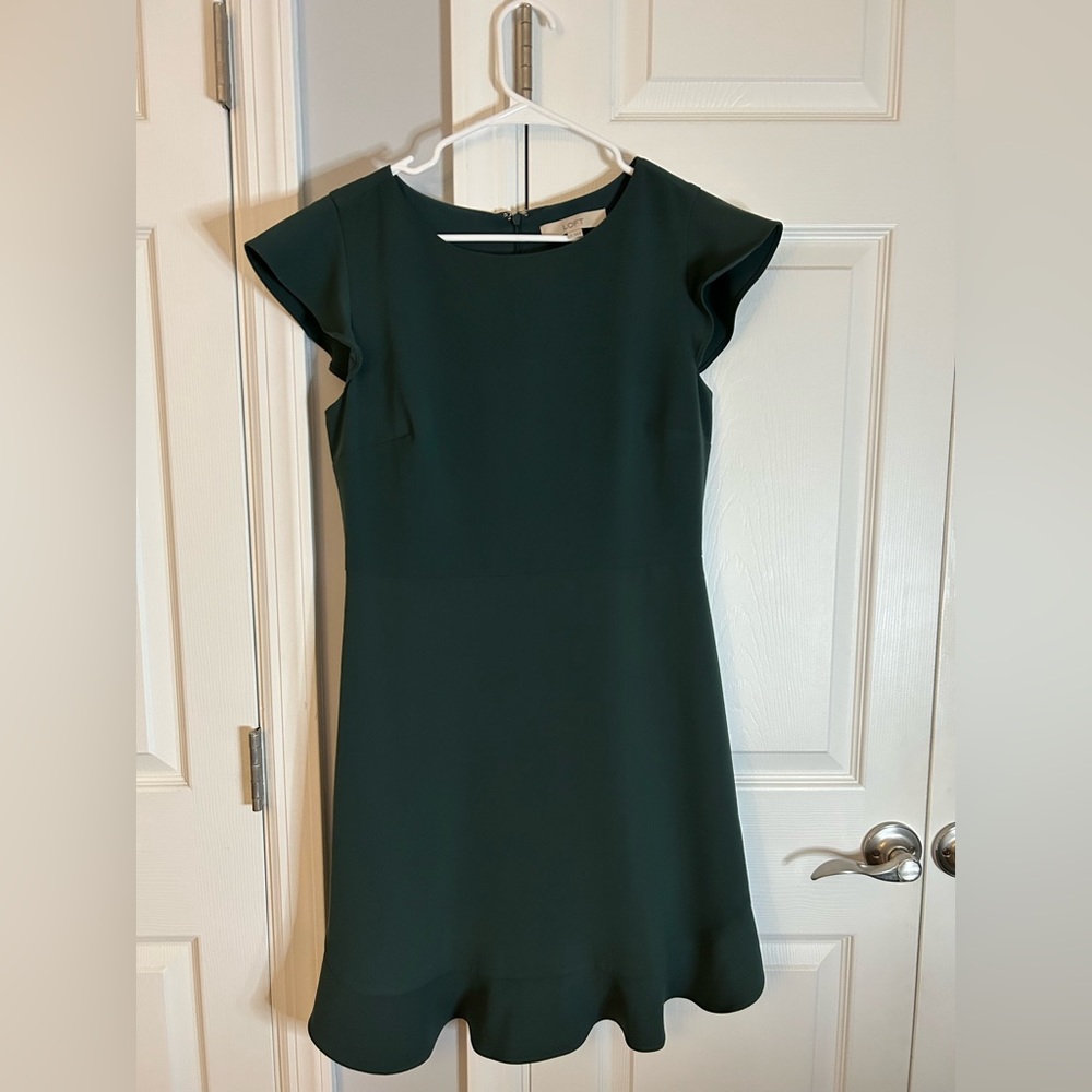Loft green dress